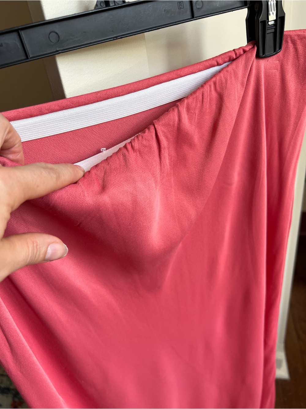 Anthropologie Tilda Maxi Slip Skirt  coral pink Size S - Picture 5 of 5